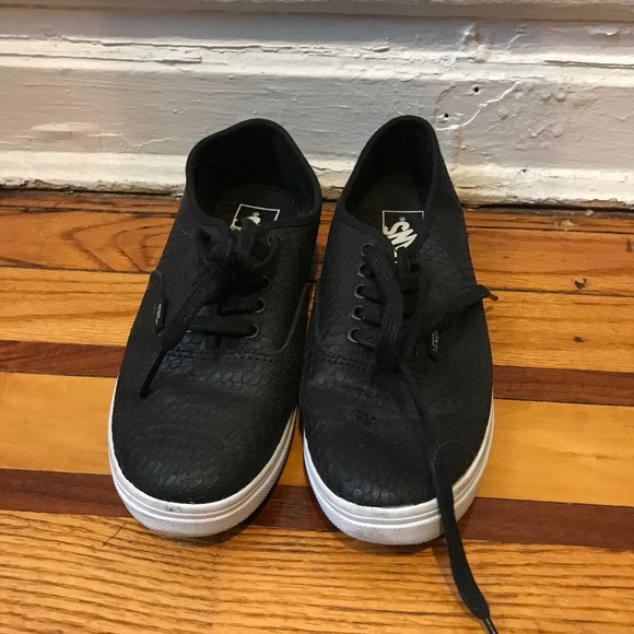 Black Snake Vans Sneakers - Picture 5 of 5